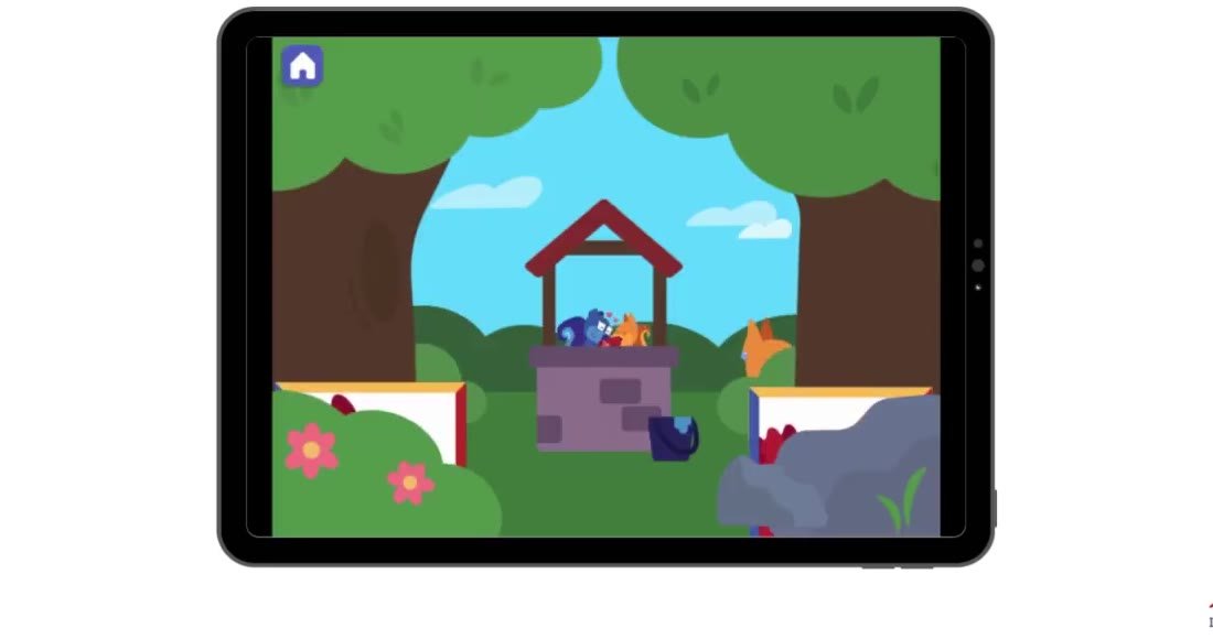 Colourful mini games keep every lesson playful