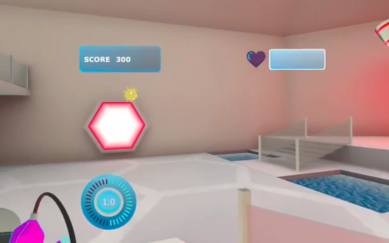 A bright virtual lab, built to run smoothly on a standalone headset